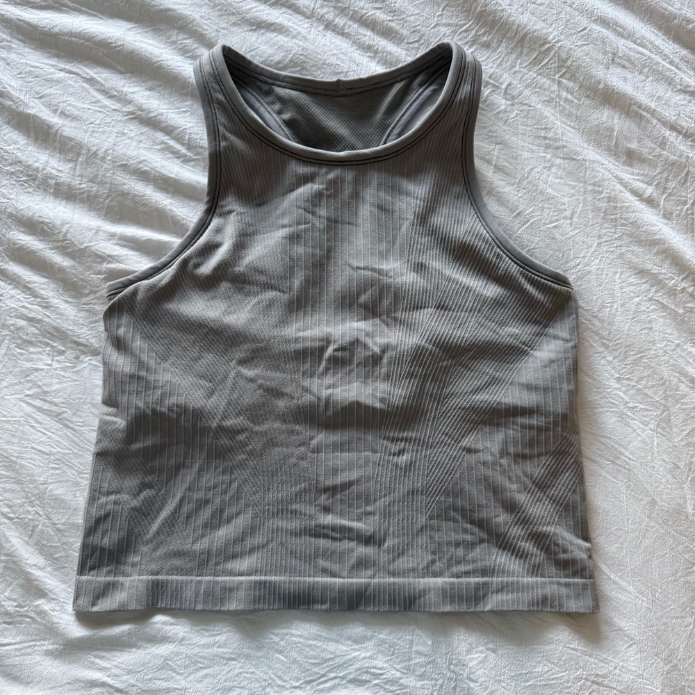 Lululemon Ebb to Street Cropped Racerback Tank Top *Light Support, B/C Cup